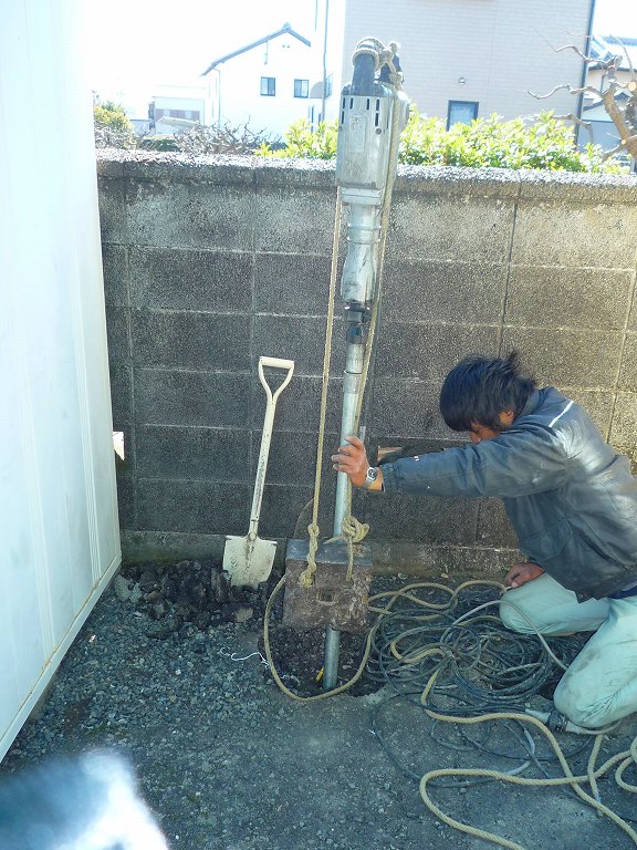 井戸水掘削工事【やねきハウスのリフォーム】：井戸